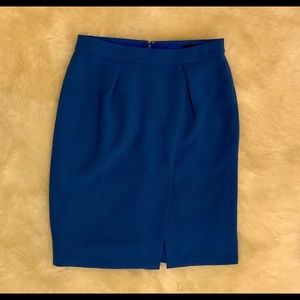 Cobalt blue J. Crew pencil skirt